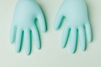 Kaboompics - Nitrile Gloves Side by Side in an Overhead Flat Lay