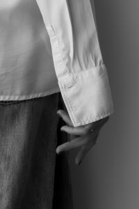 Kaboompics - White Shirt and Black Trousers Fashion Detail