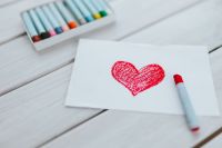 Kaboompics - Drawing of a heart