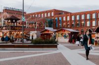 Kaboompics - Manufaktura Christmas Market Square and Holiday Decorations in Łódź