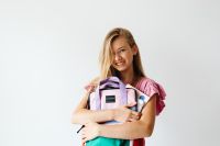 Kaboompics - Close Up of Student with School Backpack