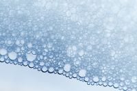 Kaboompics - Blue Bubble Foam Edge Abstract Background