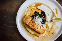 Kaboompics - Bourbon Glazed Salmon