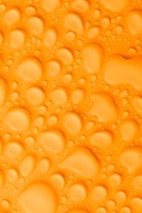 Kaboompics - Orange Macro Water Drops With Dense Droplet Pattern