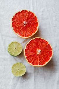 Grapefruit and Lime Still Life for Fresh Food, Drink and Recipe Styling