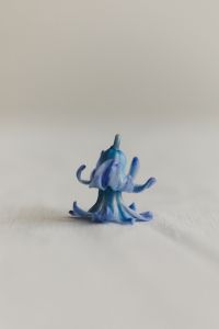 Kaboompics - Single Blue Hyacinth Bloom against a Minimal Neutral Background