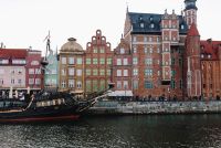 Kaboompics - Historic Gdansk Riverside Architecture Along the Motlawa River