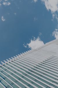 Kaboompics - Modern white building, EDP Headquarters of architect Aires Mateus, Lisbon, Portugal