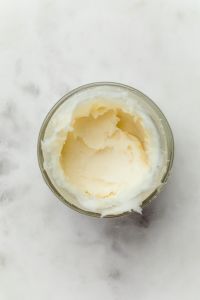 Kaboompics - White Skincare Cream in Glass Jar
