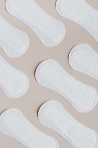 Kaboompics - Overlapping Sanitary Pads in a Neutral Menstrual Care Flat Lay