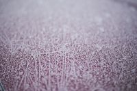 Kaboompics - Frost on red background