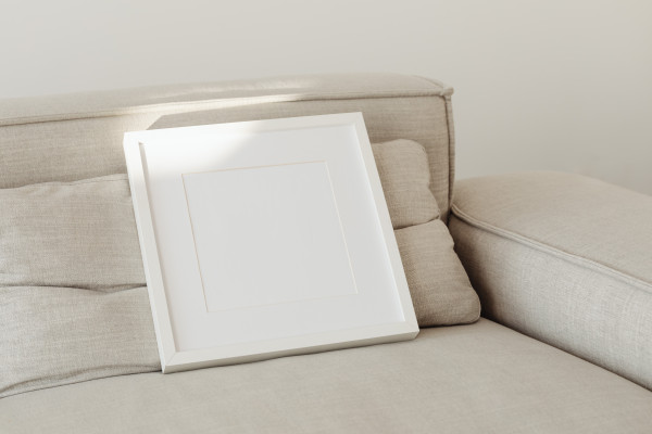 Angled Magazine Mockup on Black and White Marble, High-Contrast ...