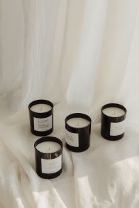 Kaboompics - Scented Candle Product Scene on Stone Surface