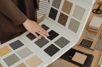 Kaboompics - Close-Up of Exterior Plaster Sample Catalog for Facade Design