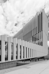 Kaboompics - Modern white building, EDP Headquarters of architect Aires Mateus, Lisbon, Portugal