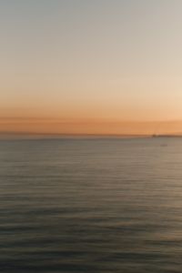 Kaboompics - Warm Sunset Seascape Background, Orange Glow over Baltic Sea