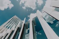 Kaboompics - Modern white building, EDP Headquarters of architect Aires Mateus, Lisbon, Portugal