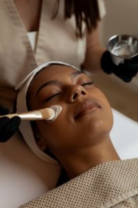 Kaboompics - Applying Facial Mask to Woman's Face
