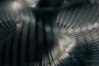 Kaboompics - Abstract Silver Coil Curves with Soft Focus