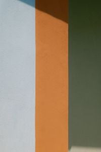 Kaboompics - Abstract Colorful Wall with Blue Orange and Green Stripes, Italy