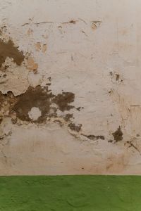 Kaboompics - Weathered White and Green Painted Wall