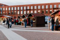 Kaboompics - Christmas Market Stalls at Manufaktura Shopping Mall in Łódź
