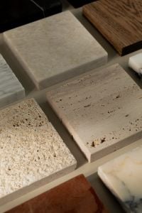 Kaboompics - Close-Up of Beige Marble, Travertine and Porous Stone Texture Samples