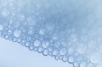 Kaboompics - Abstract Blue Bubble Foam Texture With Copy Space