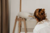 Kaboompics - Close-Up of Feather Duster Cleaning Wall Art