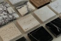 Kaboompics - Marble and Stone Swatches with Neutral Color Palette for Interior Design