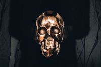Kaboompics - Metallic skull