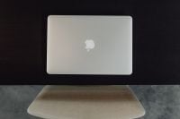 Kaboompics - Stylish workspace with MacBook computer on home or studio