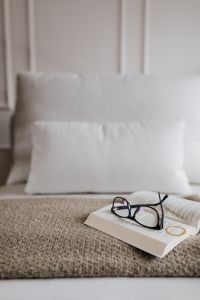 Book and Glasses