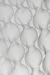 Kaboompics - Backlit White Padded Packaging Film with Organic Folds