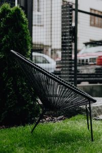 Kaboompics - Classic black Acapulco chair, Mexican design of the 50s