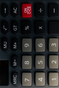 Kaboompics - Black Calculator Keypad Close-Up