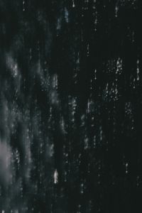 Kaboompics - Dark Rainy Glass Texture Phone Wallpaper