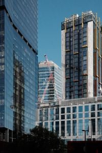 Kaboompics - Warsaw Skyline with Modern Glass Office Buildings