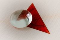 Kaboompics - Minimal Still Life with Lens and Geometry Template