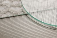 Kaboompics - Wide Glass Texture Background with Curved Panel and Open Space