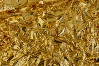 Kaboompics - Golden Foil Texture Background