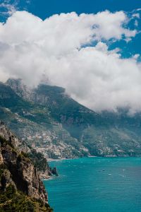 Kaboompics - Low Clouds and Blue Sky over Amalfi Coast Mountain Peaks
