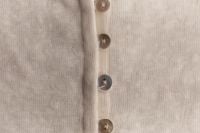 Kaboompics - Beige Knitwear Button Placket in Soft Neutral Tones