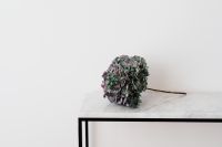 Kaboompics - Close Hydrangea Still Life on White Marble With Open Space
