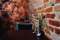 Kaboompics - Brick wall in the restaurant