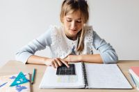 Kaboompics - Math and Geometry Homework on Study Desk