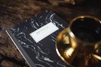 Kaboompics - Cup of coffee & Notebook