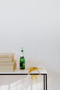 New Year’s Eve Champagne Backgrounds and Festive Party Decor