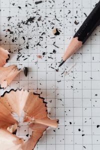 Kaboompics - Coloured Pencil Shavings