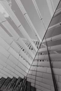 Kaboompics - Modern white building, EDP Headquarters of architect Aires Mateus, Lisbon, Portugal